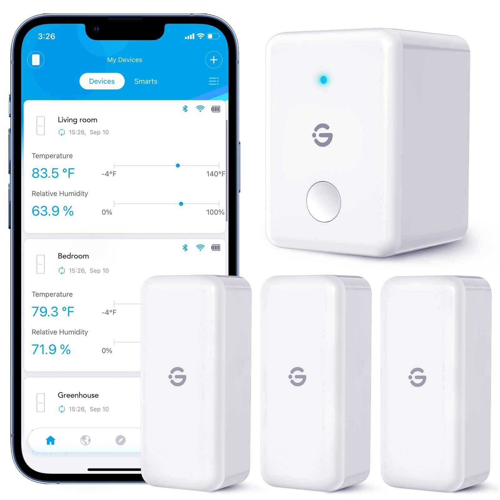 Govee Wi-Fi Digital Thermometer Hygrometer Mesch Shop Govee Wi-Fi Digital Thermometer Hygrometer Mesch Shop